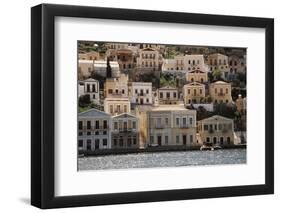 Greece, Symi, View of House at Symi Islands-Ali Kabas-Framed Premium Photographic Print