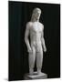 Greece, Thebes, Statue of Kouros from Monte Ptoon Shrine of Apollo-null-Mounted Giclee Print