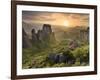 Greece, Thessaly, Meteora, Holy Monastery of Rousanou-Michele Falzone-Framed Photographic Print