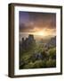 Greece, Thessaly, Meteora, Holy Monastery of Rousanou-Michele Falzone-Framed Photographic Print