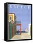 Greece Travel Poster-null-Framed Stretched Canvas