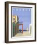 Greece Travel Poster-null-Framed Photographic Print