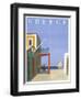 Greece Travel Poster-null-Framed Photographic Print