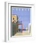 Greece Travel Poster-null-Framed Photographic Print