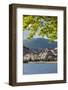 Greece, West Macedonia, Kastoria, View of Town by Lake Orestiada-Walter Bibikow-Framed Photographic Print