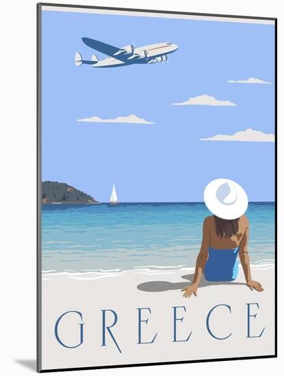 Greece-Steve Thomas-Mounted Giclee Print