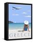 Greece-Steve Thomas-Framed Stretched Canvas