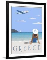 Greece-Steve Thomas-Framed Giclee Print