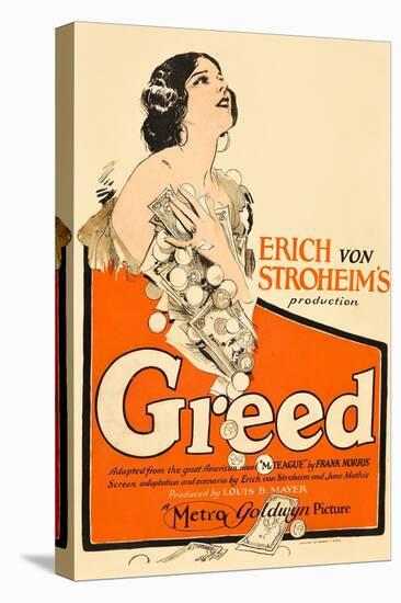 Greed, Zasu Pitts, 1924-null-Stretched Canvas