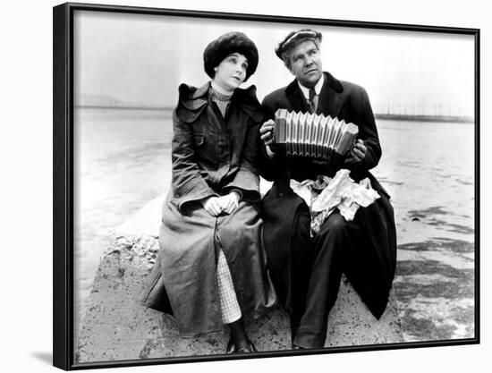 Greed, Zasu Pitts, Gibson Gowland, 1924-null-Framed Photo