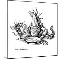 Greedy Frog, Conceptual Artwork-Bill Sanderson-Mounted Photographic Print