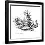 Greedy Frog, Conceptual Artwork-Bill Sanderson-Framed Photographic Print