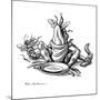 Greedy Frog, Conceptual Artwork-Bill Sanderson-Mounted Photographic Print