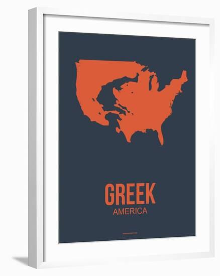 Greek America Poster 3-NaxArt-Framed Art Print