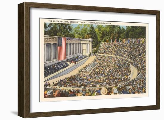 Greek Amphitheatre, Berkeley-null-Framed Art Print