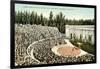 Greek Amphitheatre, Berkeley-null-Framed Art Print