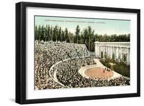 Greek Amphitheatre, Berkeley-null-Framed Art Print