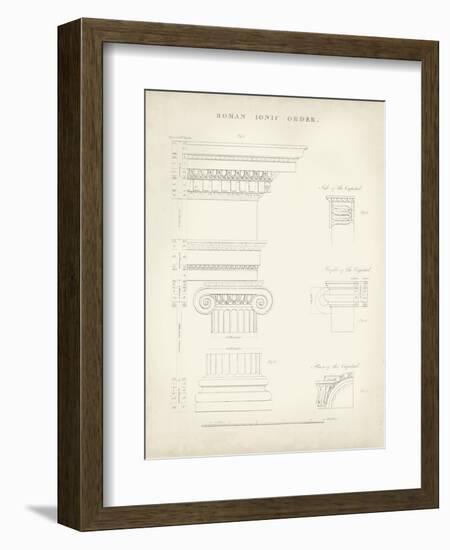 Greek and Roman Architecture V-Thomas Kelly-Framed Art Print