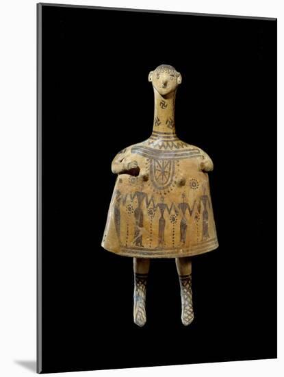 Greek Art : an Idol in the Shape of a Bell-null-Mounted Photographic Print