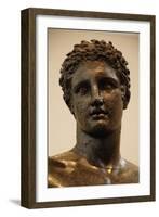 Greek Art. Greece. 4th Century Bce. Bronze Statue of a Youung Identified as Perseus or Paris. Bust-null-Framed Giclee Print