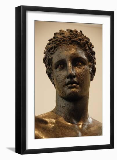 Greek Art. Greece. 4th Century Bce. Bronze Statue of a Youung Identified as Perseus or Paris. Bust-null-Framed Giclee Print