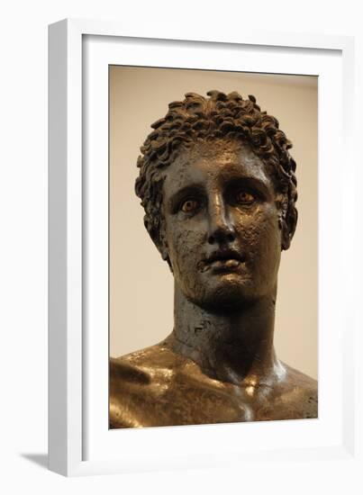 Greek Art. Greece. 4th Century Bce. Bronze Statue of a Youung Identified as Perseus or Paris. Bust-null-Framed Giclee Print