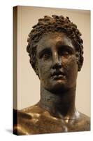 Greek Art. Greece. 4th Century Bce. Bronze Statue of a Youung Identified as Perseus or Paris. Bust-null-Stretched Canvas