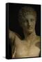 Greek Art. Hermes and Dionysus Child. Sculpture by Praxiteles. Greece-null-Framed Stretched Canvas