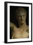 Greek Art. Hermes and Dionysus Child. Sculpture by Praxiteles. Greece-null-Framed Giclee Print