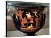 Greek Art. Krater Depicting Parties Idle. Dated to 4th Century BC. National Archaeological…-null-Stretched Canvas