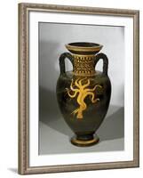 Greek Art : Terracotta Red-Figure Pelike, by Euphronios-null-Framed Photographic Print