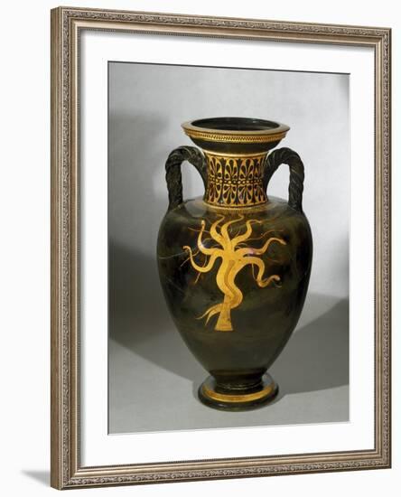 Greek Art : Terracotta Red-Figure Pelike, by Euphronios-null-Framed Photographic Print