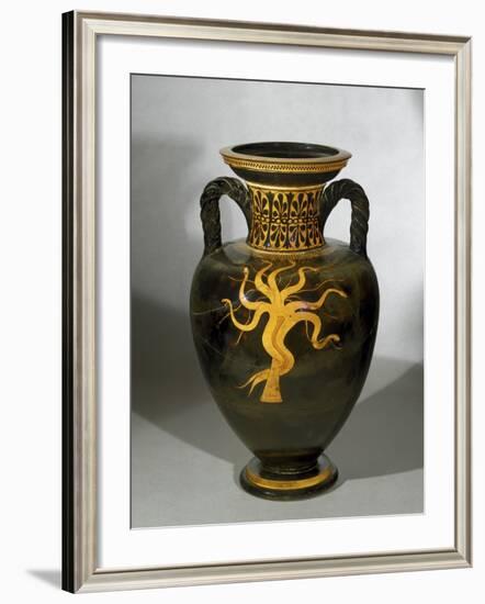 Greek Art : Terracotta Red-Figure Pelike, by Euphronios-null-Framed Photographic Print