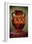 Greek Black-Figure Amphora Depicting Runners in a Race, 600-550 BC-null-Framed Giclee Print