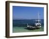 Greek Boats, Kalami Bay, Corfu, Ionian Islands, Greece, Europe-Kathy Collins-Framed Photographic Print