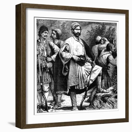 Greek Brigands, C1890-null-Framed Giclee Print