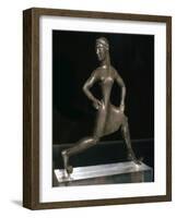 Greek bronze of a girl runner, 6th century BC-Unknown-Framed Giclee Print