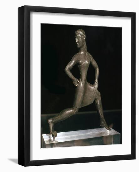 Greek bronze of a girl runner, 6th century BC-Unknown-Framed Giclee Print