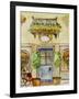 Greek Caf? IV-Danielle Harrington-Framed Art Print