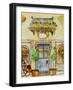 Greek Caf? IV-Danielle Harrington-Framed Art Print