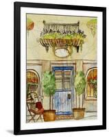 Greek Caf? IV-Danielle Harrington-Framed Art Print