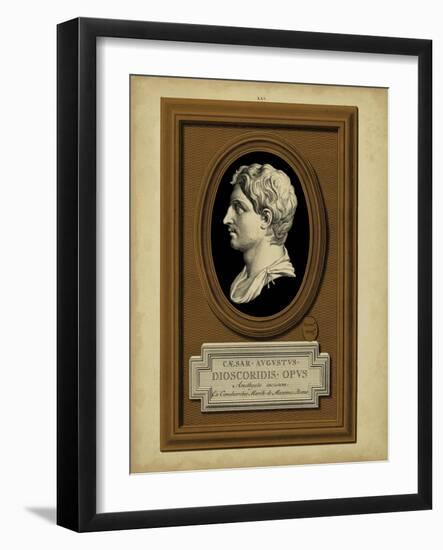 Greek Cameo II-B. Picart-Framed Art Print