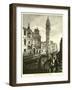 Greek Church and Canal, Venice-null-Framed Giclee Print