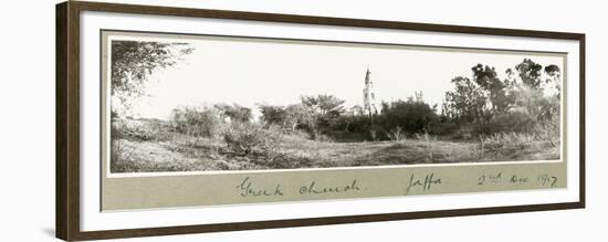 Greek Church, Jaffa, 2nd December 1917-Capt. Arthur Rhodes-Framed Premium Giclee Print