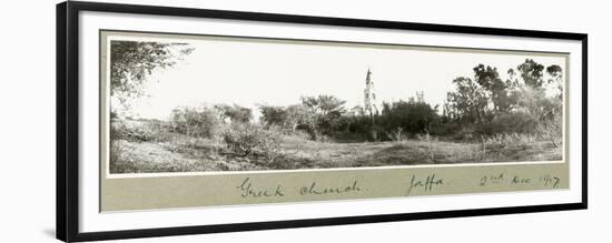 Greek Church, Jaffa, 2nd December 1917-Capt. Arthur Rhodes-Framed Premium Giclee Print