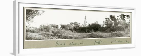 Greek Church, Jaffa, 2nd December 1917-Capt. Arthur Rhodes-Framed Premium Giclee Print