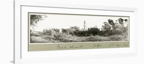 Greek Church, Jaffa, 2nd December 1917-Capt. Arthur Rhodes-Framed Giclee Print