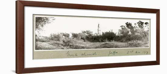 Greek Church, Jaffa, 2nd December 1917-Capt. Arthur Rhodes-Framed Giclee Print