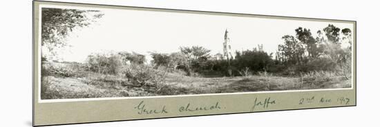 Greek Church, Jaffa, 2nd December 1917-Capt. Arthur Rhodes-Mounted Giclee Print
