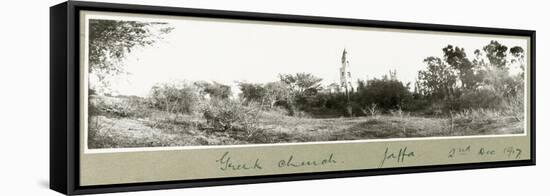 Greek Church, Jaffa, 2nd December 1917-Capt. Arthur Rhodes-Framed Stretched Canvas